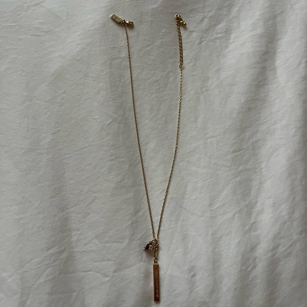 Gold Necklace with Pendant